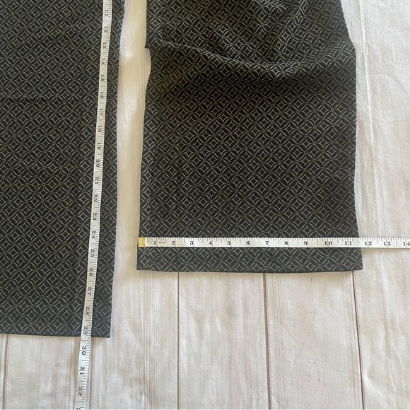 Michael Kors Monogram Printed Wide Leg Pants Women’s M Black Luxury Money Classy - Picture 13 of 15